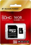 Silicon Power 16 GB microSDHC Class 10 + SD adapter -  1